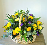 Mixed Basket Arrangement - Click Flowers UK | Fresh Flower Bouquet Delivery in Spalding, Lincolnshire