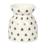 All Over Bee Print Oil Burner and Wax Warmer