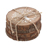 Tree of Life Wood Slice Coaster Set - Click Flowers UK | Fresh Flower Bouquet Delivery in Spalding, Lincolnshire