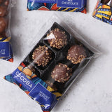 Hazelnut Chocolate Truffles (6 Truffles) - Click Flowers UK | Fresh Flower Bouquet Delivery in Spalding, Lincolnshire