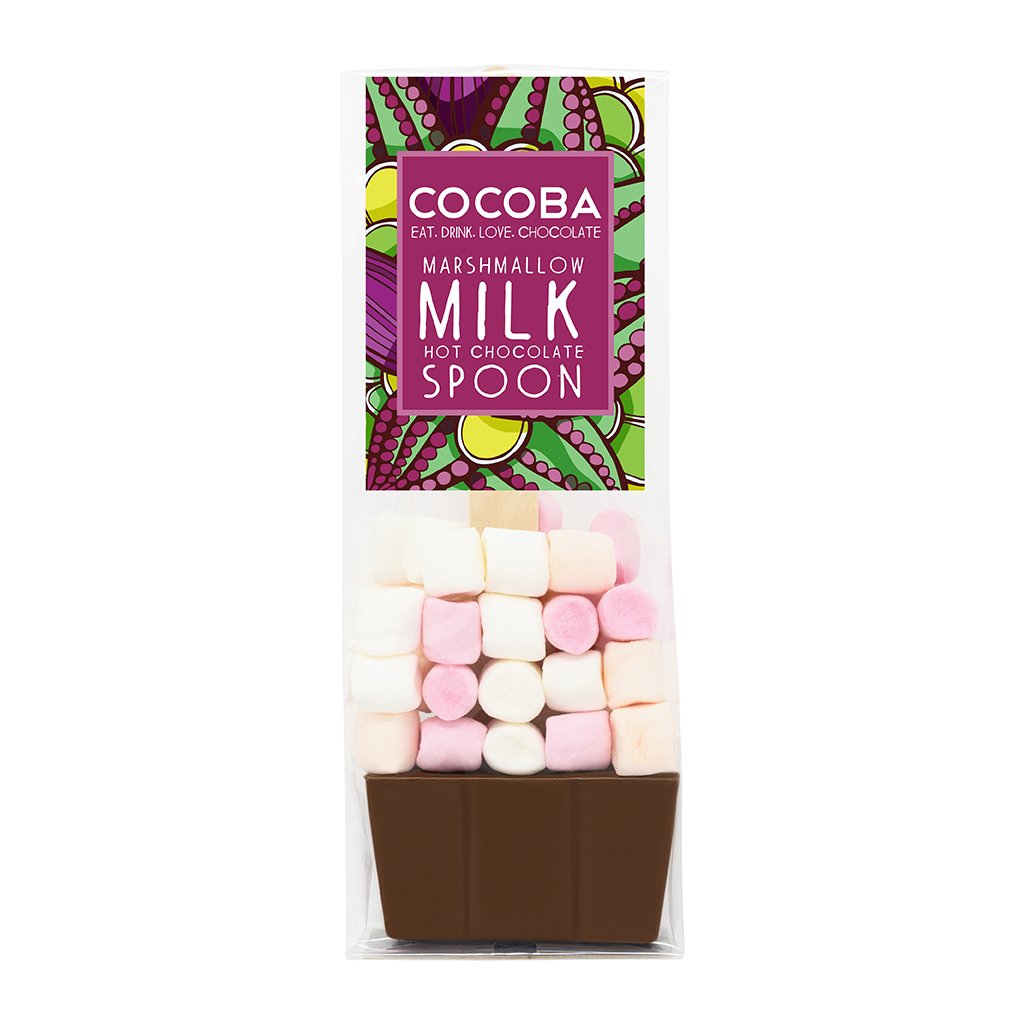 Marshmallow Milk Hot Chocolate Spoon - Click Flowers UK | Fresh Flower Bouquet Delivery in Spalding, Lincolnshire