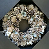 Christmas Wreath - White Berry and Sage - Artificial - Click Flowers UK | Fresh Flower Bouquet Delivery in Spalding, Lincolnshire