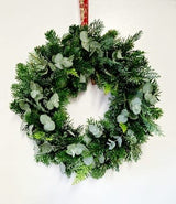 Oasis - Christmas Wreath - Natural - Fresh - Click Flowers UK | Fresh Flower Bouquet Delivery in Spalding, Lincolnshire