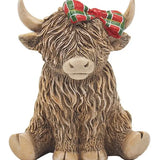 Highland Cow Tartan Bow - Click Flowers UK | Fresh Flower Bouquet Delivery in Spalding, Lincolnshire