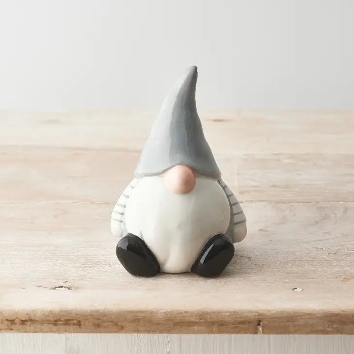 Grey Gonk Ornament, 14.5cm - Click Flowers UK | Fresh Flower Bouquet Delivery in Spalding, Lincolnshire