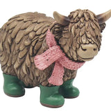 Hughie Highland Cow in Wellies - Click Flowers UK | Fresh Flower Bouquet Delivery in Spalding, Lincolnshire