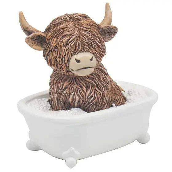 Highland Cow Bath Time - Click Flowers UK | Fresh Flower Bouquet Delivery in Spalding, Lincolnshire