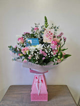 It's a girl! Mixed Bouquet - Click Flowers UK | Fresh Flower Bouquet Delivery in Spalding, Lincolnshire