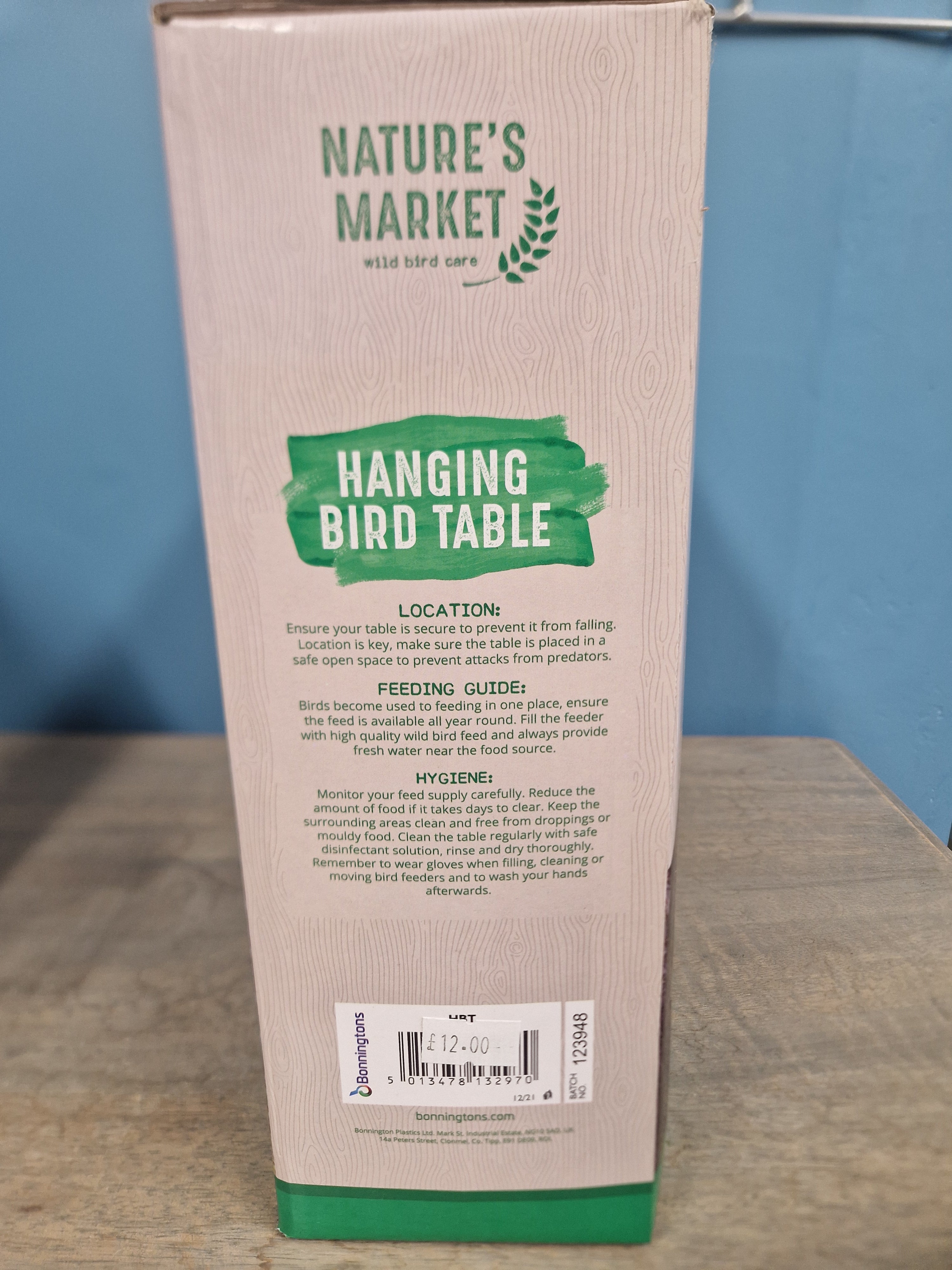 Hanging Bird Table - Click Flowers UK | Fresh Flower Bouquet Delivery in Spalding, Lincolnshire