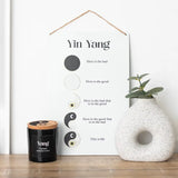 30cm Yin Yang Hanging Metal Sign - Click Flowers UK | Fresh Flower Bouquet Delivery in Spalding, Lincolnshire