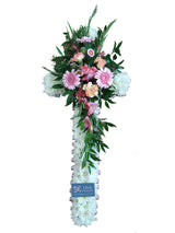 Traditional Cross - Click Flowers UK | Fresh Flower Bouquet Delivery in Spalding, Lincolnshire