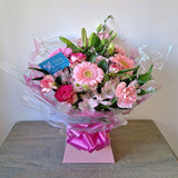 Pretty in Pink Selection Bouquet - Click Flowers UK | Fresh Flower Bouquet Delivery in Spalding, Lincolnshire