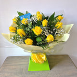 Yellow Rose Bouquet - Click Flowers UK | Fresh Flower Bouquet Delivery in Spalding, Lincolnshire